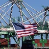 Các container hàng hóa tại cảng Long Beach ở California (Mỹ). (Nguồn: ft.com)