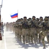 Các đơn vị đặc nhiệm của Nga và Kazakhstan tham gia cuộc tập trận Tương tác 2021 của các nước thành viên CSTO, diễn ra mới đây tại Tajikistan. (Ảnh: Trần Hiếu/TTXVN)