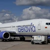 Máy bay của Hãng hàng không quốc gia Belavia của Belarus. (Ảnh: Transport/TTXVN)