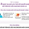 Cách ly 3 ngày tại nơi lưu trú với người nhập cảnh tiêm đủ vaccine
