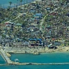 Cảnh tàn phá do bão Rai ở tỉnh Surigao del Norte (Philippines), ngày 17/12/2021. (Ảnh: THX/TTXVN)