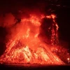 Núi lửa Cumbre Vieja ở đảo La Palma của Tây Ban Nha phun trào ngày 29/9/2021. (Ảnh: THX/TTXVN)