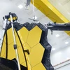Kính thiên văn không gian James Webb được thử nghiệm tại Northrop Grumman, Redondo Beach, California (Mỹ) trong bức ảnh do NASA công bố ngày 11/5/2021 (Ảnh: AFP/ TTXVN)