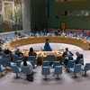Một phiên họp của Hội đồng Bảo an Liên hợp quốc. (Ảnh: Hữu Thanh/TTXVN)