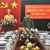  Đại tướng Lương Cường chủ trì phiên họp. (Nguồn: qdnd.vn)