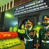 Lễ tang Trung tá Đỗ Anh được tổ chức trọng thể tại Nhà tang lễ Quốc gia, số 5 Trần Thánh Tông (Hà Nội), sáng 19/1/2022. (Ảnh: Minh Đức/TTXVN)