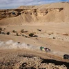 Các tay đua tham gia cuộc đua xe Dakar Rally (Saudi Arabia), ngày 7/1/2022. (Ảnh: THX/TTXVN)