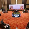 Toàn cảnh hội nghị hẹp Bộ trưởng Ngoại giao Hiệp hội các quốc gia Đông Nam Á (AMMR) tại Phnom Penh (Campuchia), ngày 17/2/2022. (Ảnh: AFP/TTXVN)