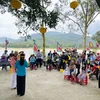 Hô hát bài chòi tại Lễ hội Bà Thu Bồn. (Nguồn: baoquangnam.vn)