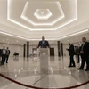 Thủ tướng Lebanon Najib Mikati phát biểu tại thủ đô Beirut ngày 26/7/2021. (Ảnh: THX/TTXVN)