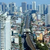 Năm 2022, thành phố Hà Nội phấn đấu tăng trưởng GRDP từ 7-7,5%. (Ảnh: Tuấn Anh/TTXVN)