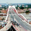 Cầu Rào (Hải Phòng) được thông xe kỹ thuật ngày 25/1/2022. (Ảnh: An Đăng/TTXVN)