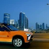 Một chiếc taxi tự hành được hỗ trợ bởi công nghệ lái xe của Mobileye với ứng dụng gọi xe của Moovit ở Tel Aviv-Jaffa, tháng 9/2021. (Nguồn: timesofisrael.com)