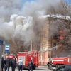 Hiện trường vụ cháy ngày 21/4/2022. (Nguồn: dailymail.co.uk)