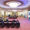 Chủ tịch Trung Quốc Tập Cận Bình tham dự Hội nghị thượng đỉnh Nhóm các nền kinh tế mới nổi hàng đầu thế giới (BRICS) lần thứ 13 theo hình thức trực tuyến ngày 9/9/2021. Ảnh: THX/TTXVN