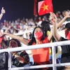 Khán giả tham dự lễ khai mạc SEA Games 31 tại sân vận động quốc gia Mỹ Đình, ngày 12/5/2022. (Ảnh: TTXVN)
