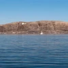 Đảo Hans nằm giữa đảo Ellesmere của Canada và đảo quốc Greenland - một phần của Vương quốc Đan Mạch. (Ảnh: Sky News/TTXVN)