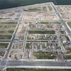 Khu tái định cư Lộc An-Bình Sơn phục vụ dự án sân bay Long Thành, tháng 10/2021. (Ảnh: Công Phong/TTXVN)