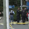 Cảnh sát tại hiện trường vụ việc, ngày 28/6/2022. (Nguồn: vancouverisland.ctvnews.ca)