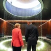 Cựu Thủ tướng Đức Angela Merkel và cựu Tổng thống Mỹ Barack Obama. (Nguồn: Getty Images)