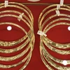 Sản phẩm vàng trang sức bày bán tại Công ty kinh doanh vàng bạc Bảo tín Mạnh Hải. (Ảnh: Trần Việt/TTXVN)