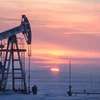 Giếng dầu ở thành phố Almetyevsk, Cộng hòa Tatarstan (Liên bang Nga). (Ảnh: TASS/TTXVN)