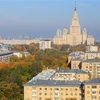 Một khu vực ở thủ đô Moskva của Nga. (Ảnh: Trần Hiếu/TTXVN)