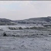 Đập chứa nước thải bị vỡ gây lũ lụt tại bang Free State, Nam Phi ngày 11/9/2022. Ảnh: news24.com/TTXVN