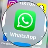 Ứng dụng WhatsApp bị gián đoạn tại nhiều nước trong ngày 25/10. (Ảnh: AFP/TTXVN)