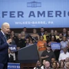 Tổng thống Mỹ Joe Biden ngày 30/8/2022 đã có bài phát biểu tại bang Pennsylvania, trước cuộc bầu cử Quốc hội giữa nhiệm kỳ vào tháng 11. (Ảnh: AFP/TTXVN)