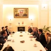 Đại sứ Việt Nam tại Liên bang Nga Đặng Minh Khôi đặc biệt lưu ý đến việc thúc đẩy ngoại giao nhân dân giữa hai nước. (Ảnh: Duy Trinh/TTXVN)