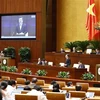 Bộ trưởng Bộ Xây dựng Nguyễn Thanh Nghị trả lời chất vấn, chiều 3/11/2022. (Ảnh: Doãn Tấn/TTXVN)
