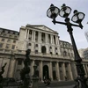 BoE dự kiến sẽ tiếp tục tăng lãi suất để đối phó với lạm phát. (Ảnh: AFP/TTXVN)