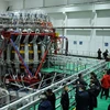 Mặt Trời nhân tạo HL-2M Tokamak được lắp đặt ở Thành Đô, tỉnh Tứ Xuyên (Trung Quốc). (Ảnh: AFP/TTXVN)
