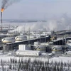 Toàn cảnh cơ sở lọc dầu ở giếng dầu Vankorskoye thuộc vùng Krasnoyarsk (Nga). (Ảnh: Reuters/TTXVN)