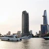 Hoạt động diễu hành du thuyền trong Ngày hội Khinh khí cầu, du thuyền và các hoạt động thể thao dưới nước Thành phố Hồ Chí Minh, hồi tháng 1/2022. (Ảnh: Mỹ Phương/TTXVN)