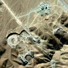 Hình ảnh vệ tinh vị trí cơ sở hạt nhân ngầm Fordow ở ngoại ô thành phố Qom, miền Trung Iran. (Ảnh: news.sky.com/TTXVN)