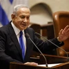 Thủ tướng Israel Benjamin Netanyahu phát biểu trước Quốc hội ở Jerusalem, ngày 29/12/2022. (Ảnh: AFP/TTXVN)