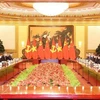 Tổng Bí thư Nguyễn Phú Trọng hội đàm với Tổng Bí thư-Chủ tịch Trung Quốc Tập Cận Bình trong chuyến thăm chính thức Trung Quốc năm 2022. (Ảnh: Trí Dũng/TTXVN)