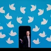 Doanh thu của Twitter đã sụt giảm 40% so với một năm trước. (Ảnh: AFP/TTXVN)