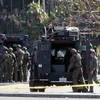 Cảnh sát được triển khai tại hiện trường vụ xả súng ở California (Mỹ), ngày 22/1/2023. (Ảnh: AP/TTXVN)