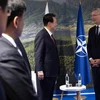 Tổng thư ký NATO gặp Tổng thống Hàn Quốc Suk Yeol Yoon tại Hội nghị thượng đỉnh NATO ở Madrid, ngày 30/6/2022. (Nguồn: NATO website)