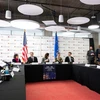 Ngày 5/12/2022, Mỹ và Liên minh châu Âu (EU) cam kết hợp tác giải quyết những quan ngại của EU về Đạo luật Giảm lạm phát của Mỹ. (Ảnh: AFP/TTXVN)