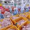 Các mặt hàng xuất khẩu chính của Việt Nam sang Séc vẫn là các sản phẩm xuất khẩu truyền thống như thủy hải sản, giày dép, hàng may mặc... (Ảnh: Vũ Sinh/TTXVN)