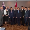 Đại tướng, Bộ trưởng Quốc phòng Phan Văn Giang đón và hội đàm với Phó Thủ tướng, Bộ trưởng Quốc phòng Australia Richard Males thăm chính thức Việt Nam, ngày 25/11/2022. (Ảnh: Trọng Đức/TTXVN)