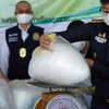 Lượng lớn ma túy đá được nhà chức trách Thái Lan thu giữ ở Bangkok, hồi tháng 12/2021. (Nguồn: CNN)