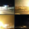Các hình ảnh về vụ nổ kho đạn của Bộ Quốc phòng Iran ở Isfahan sau một cuộc tấn công bằng UAV tại đây hồi tháng Một. (Nguồn: Iran International)