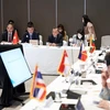 Quang cảnh Đối thoại ASEAN và Hàn Quốc lần thứ 26 diễn ra tại Seoul (Hàn Quốc) hồi tháng Bảy năm ngoái. (Ảnh: TTXVN)