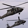 Trực thăng Black Hawk của quân đội Mỹ. (Ảnh minh họa: AFP/TTXVN)