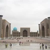 Quảng trường Registon ở cố đô Samarkand (Uzbekistan). Ảnh: Duy Trinh - PV TTXVN tại Nga